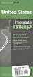 United States Interstate Map: Including Map of All Fifty States; Plus Portions of Canada & Mexico (U.S. Interstate Fold Maps)