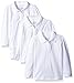 The Children's Place Girls' Long Sleeve Ruffle Polo (Pack of 3)