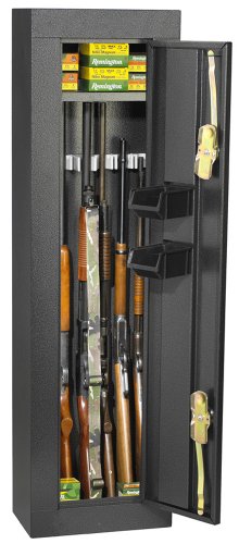 HOMAK HS30003605 6-Gun Security Cabinet, Silver Vein"
