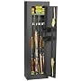 HOMAK HS30003605 6-Gun Security Cabinet, Silver Vein