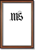 Review Imperial Frames  / 8x12 Picture/Photo Frame, Round Walnut Molding with Gold Leaf
