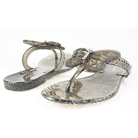 Coach Pasarella Clear Butterfly Flats Shoes Size 6 by COACH