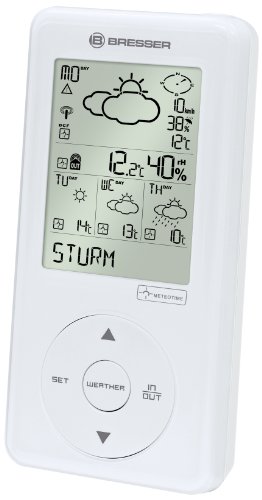BRESSER Wetterstation 4cast PE 70-01000 - Funkwetterstation mit 4-Tages-Wettervorhersage ( Preisvergleich