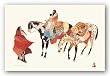 Leaving Winter's Camp by Carol Grigg 36"x24" Art Print Poster