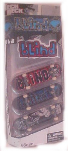 3 Pack of Tech Deck Blind fingerboard skate pack