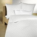 fleuresse G-382307-1000-0300 Mako-Damast Bettw&auml;sche opal 155 x 220 cm wei&szlig;