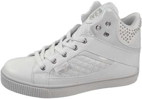 Pastry Girls/Womens Sire Varsity Punk White High Top Sneakers