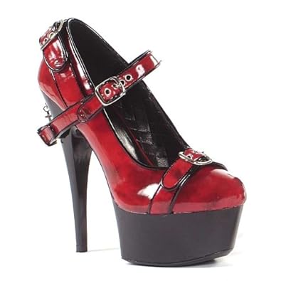 Women's High Heel Shoes Sexy Penthouse Brand Platform Gothic Mary Janes 6 Inch Stiletto Multi Strap Buckles