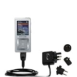 International Wall / AC Charger for the Samsung Yepp YP-Z5 - Gomadic Brand w/ TipExchange Technology
