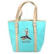 Blue Bead Girl Tote Craft Beading Jewelry Travel Bag