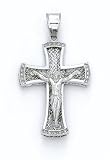 14K WG .20CT DIA CRUCIFIX PEND - GH16904