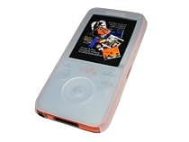 CLEAR Silicone Skin Case Cover for Sony Walkman Video NWZ-S639 NWZ-S638 NWZS638 NWZS639 (NWZ-S639F, NWZ-S639FB, NWZ-S639FR, NWZ-S639FS, NWZ-S638F, NWZ-S638FB, NWZ-S638FR, NWZ-S638FS ) S Series Video 8GB & 16GB + Screen Protector