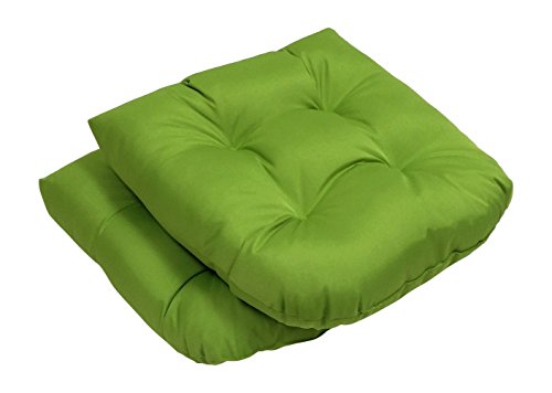 High Quality - Outdoor - One Seat Cushion -Green - Exclusively by Blowout Bedding