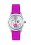 Spirit Women's Quartz Watch with Silver Dial Analogue Display and Pink PU Strap ASPL53