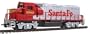 Life-Like Trains  HO Scale Powered Locomotive - GP38-2 Lo-Nose AT&SF