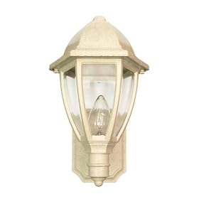 Adjusta-Post Sandstone Everstone One-Light Outdoor Upward Coach Wall Sconce with Clear Acrylic Beveled Lens #S21SC-SN