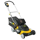 LAWNATRON Green 20-inch 24-volt Cordless Electric Lawn Mower with Premium Removable Battery -Mulch/Bag/Side Discharge Attachments / Battery Capacity Indicator - By GreenYard Keeper