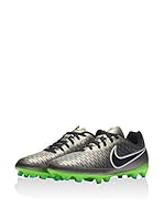 Nike Botas de fútbol Jr Magista Onda Fg (Plata / Verde)