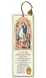 Religious Tassel Bookmark -Immaculate Conception - Laminated with Gold Foil Embossed Medal Design - Appropriate Prayer Included