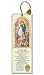 Religious Tassel Bookmark -Immaculate Conception - Laminated with Gold Foil Embossed Medal Design - Appropriate Prayer Included