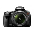 Sony SLT-A35Y SLT-Digitalkamera (16 Megapixel, 7,6 cm (3 Zoll) Display, Live View, Full HD Video) Double Zoom Kit inkl. 18-55 mm und 55-200 mm Objektiv schwarz