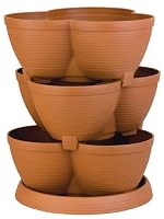 Akro-Mils RZJMEDI Medium Stack-A-Pot, 30-Quart by Akro-Mils Garden
