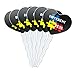 Different Not Less Autism Puzzle Pieces Heart Love Cupcake Picks Toppers Decoration Set of 6