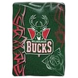 Milwaukee Bucks 60''X80'' Royal Plush Raschel Throw Blanket