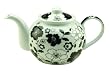 Typhoon Black and White Floral 6 Cup Teapot