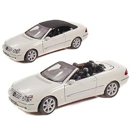 Mercedes Benz CLK Cabriolet 1 / 18 Blanco