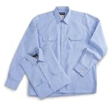 2 Wrangler® Chambray Long - sleeved Shirts Blue by Wrangler