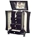 Mele & Co. Layla Java Finish Modern Jewelry Chest