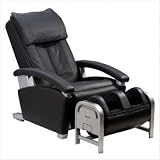 Swede-Atsu Urban Collection Massage Chair with Ottoman in Black
