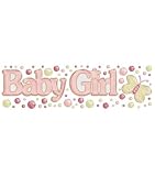 Dimensional Epoxy Stickers-Baby Girl Title