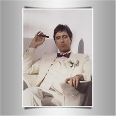 SCARFACE IN WHITE SUIT Kunstdruck als Leinwandkopie, Gr��e A1 POSTER