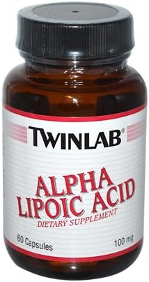 New - Twinlab Alpha Lipoic Acid - 100 mg - 60 Capsules