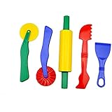 Strokes Art Durable Clay and Dough Tools Five Piece Set - Ages 3 & Up