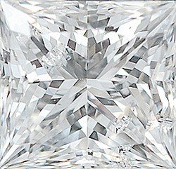 AfricaGems - Princess Shape Genuine Loose Fine Quality Diamond G-H Color - SI2/SI3 Clarity 0.15 carats, 1.25 mm in Size