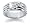 0.24 ctw. Men's Round Diamond Wedding Band in Platinum