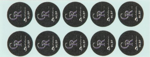 Phiten MLB Authentic Titanium Discs, Colorado Rockies, 30 Discs