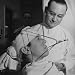 Dentist Working on a Soldier's Mouth at the Ft. Meade and Walter Reed Dental Hospital...