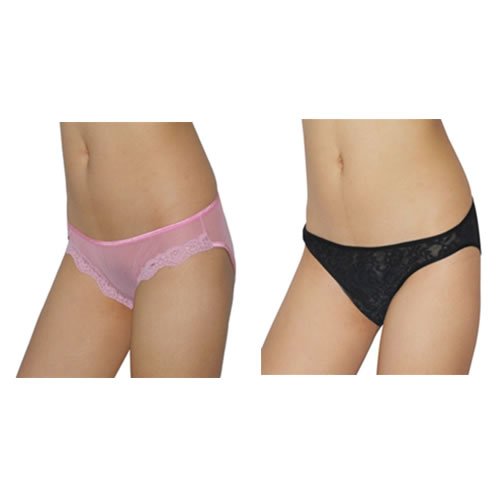 41%2BzU03OE1L 2 PACK: Womens Sexy Bikini Briefs Underwear Panties