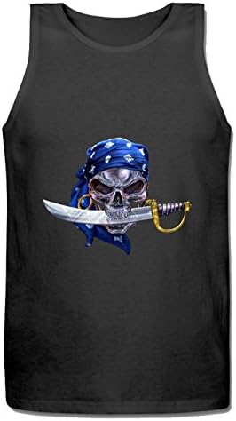 Monster Men's Pirate Skull Fitness tanktop black