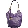 Fox Racing Outlaw Hobo Women's Casual Purse w/ Free B&F Heart Sticker Bundle - Purple