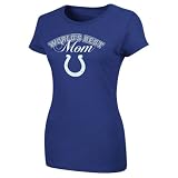 Indianapolis Colts Women's Blue World's Best Mom T-Shirt