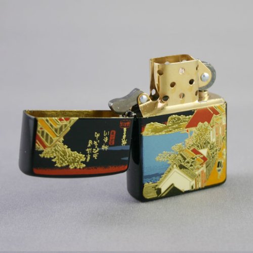 Cover image : 本金蒔絵 東海道五十三次シリーズ・Zippo ジッポーライター・神奈川 台之景