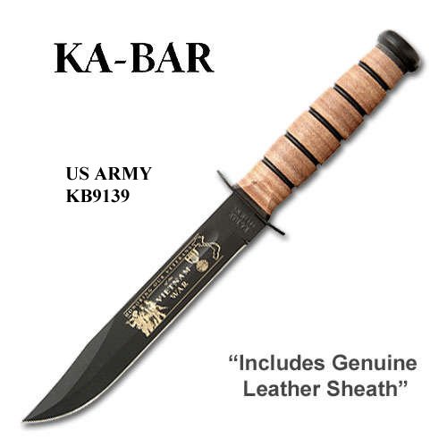 KA BAR Vietnam War Commemorative Knife Army ZaraPowerMIkY