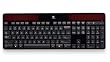 Logitech K750 Tastatur f�r PC solar schnurlos schwarz  (deutsches Tastaturlayout, QWERTZ)
