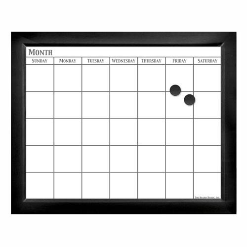 Board Dudes 18 x 22-Inches Home Décor Magnetic Dry Erase Calendar in English only