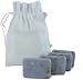 French Provence Shea Butter mini soaps 4 1-oz bars (5 scents to choose from) in 'La Lavande' embroidered drawstring bag ~ great gift!